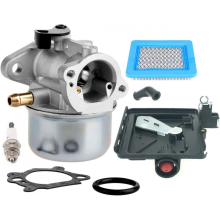 799868 Carburateur compatibel met Briggs & Stratton grasmaaier Vervangende carburateur Luchtfilter Bougieset