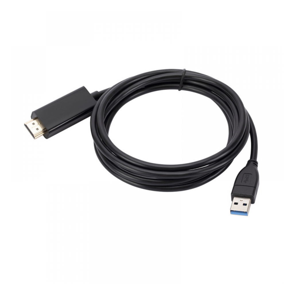 1.8M Usb To Hdmi Adapter Cable Cord Usb 2.0 Type A Male To Hdmi Male Converter New 6472608718665