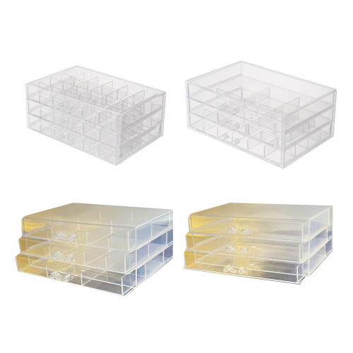Compact and Versatile Accessory Storage-Three-Layer 72 squares 1