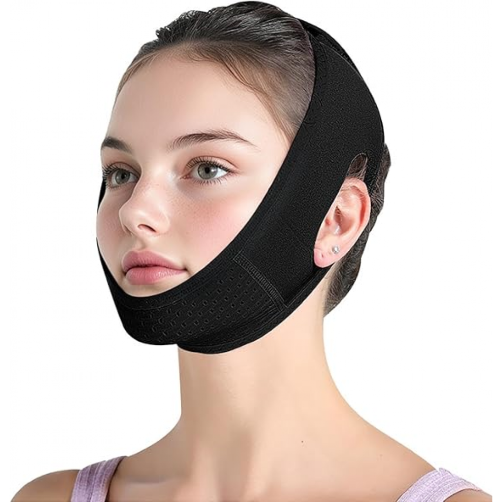 V Line Mask Facial Slimming Strap Double Chin Reducer Chin Firm Lifting Reusable