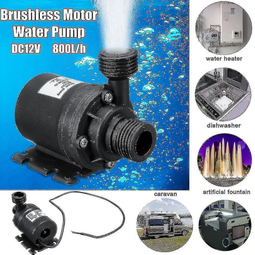 Ηλιακή αντλία νερού 50w 800l/h Dc12v για βρύση κήπου - Χαμηλού θορύβου - GSL 2