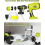Ψεκαστήρας βαφής συμβατός με μπαταρία Ryobi 18V, Ασύρματος ψεκαστήρας βαφής με δοχε 5