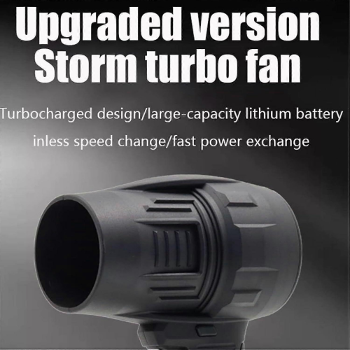 (Black)2025 Cordless Leaf Blower Handheld Turbo Jet Blower 1