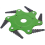 Weeding Blade - Five Leaf Brush Blade for Weeding, Steel Wire Weeding Blade with Kit 1