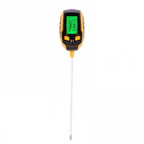 Ανιχνευτής εδάφους υψηλής ακρίβειας 4 σε 1, Υγρασία εδάφους, Γονιμότητα, Θερμοκρ