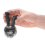 2-pack manual black pepper grinder glass spice bottle ceramic core grinder coarse salt grinder 2