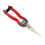 2 Pieces Garden Shears, Rose Shears, Vine Shears, Red/silver 3