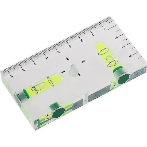 High Precision Transparent Two Direction Magnetic Level Bubble Mini Level 2