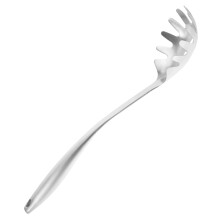 Stainless Steel Pasta Spoon Noodle Spoon Utensil Kitchen Strainer Noodle Filter Multipurpose Dishwasher Safe Silver