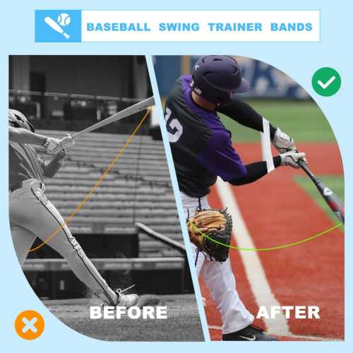 Baseball Swing Trainer Bands, Baseball Training Equipment, Baseball Batting 2