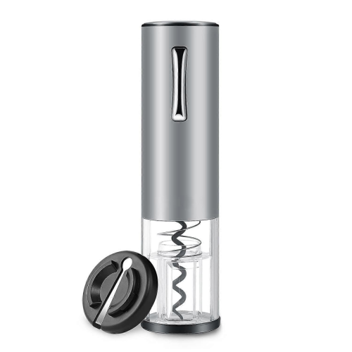 Stainless steel electric corkscrew, portable and rechargeable corkscrew