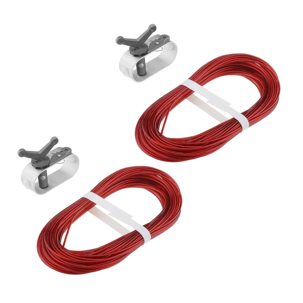 2 Sets Swimming Pool Cover Wire Tensioning Rope Swimming Pool Cover Winches Steel Wire Rop 6921102103939