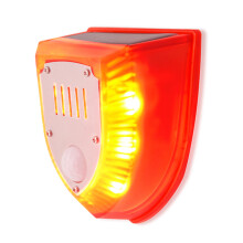 Weatherproof Solar Security System, PIR Motion Detector With Solar Motion Sensor Alarm, Multi-Application Outdoor Strobe Light For Enhanced Safety
