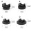 (Base 36mm) Multiple Purpose Magnetic Seats Clip & Zip Tie Complete for Adjustable Wire Control Pack of 30 in Different Environment Multicolor 3
