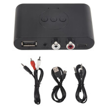 5.3 Audio Receiver NFC USB U Disk RCA 3.5mm AUX USB Stereo Music Wireless Adapter for Car Speaker Amplifier