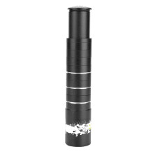 Universele stuurverlenger/stuurpenadapter met lichtgewicht ontwerp, gemaakt van aluminiumlegering, corrosiebestendig en comfortabel fietsen.