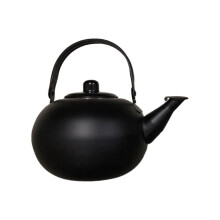 Stainsless Steel Teapots with Infuser Short Spouts-Black small
