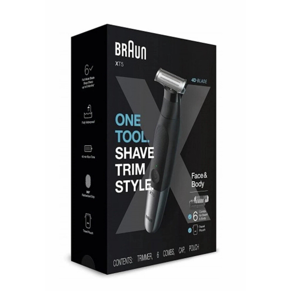 Men's Braun Xt5 Beard Razor Trimmer Face & Body