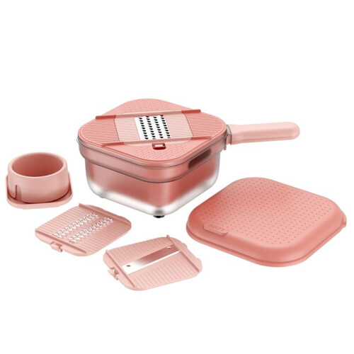 Vegetable Cutter with Drain Basket,Kitchen Sink Vegetable Drain Basket, Vegetable Storage for Kitchen Sink 2