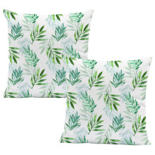 Housse de coussin facile à assortir à votre canapé, tissu polyester de haute qualité, usage intérieur et extérieur, taie d'oreiller carrée