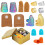 Sewing Thimble Sewing Needle Set, Rubber Finger Tips-Style 1 1