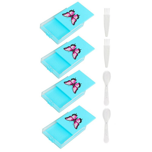 DIY  Diamond Tray Painting Stackable Drawer Box Tray Large Capacity Multi Placing Drill Storage Container B