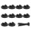 (Base 43mm) Multiple Purpose Magnetic Seats Clip & Zip Tie Complete for Adjustable Wire Control Pack of 30 in Different Environment Multicolor 1