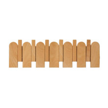 Wood Wall Mounted Coat Rack with Hidden Decorative Hook Clothes Hat Key Hanger Closet for Living Room Furniture B