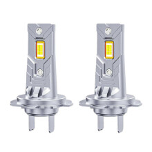 (H7) H1 3 H7 LED Bulbs, High and Low Beam Fog Ligh Bulbs 6000K White IP67, Plugs and Play,Headlight Bulb Multicolor
