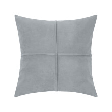 Housses de coussin carrées en similicuir, taies d'oreiller en velours avec fermeture éclair invisible, tissu velours doux pour un confort optimal