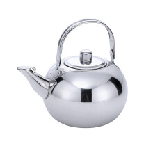 Stainsless Steel Teas Pots with Infuser Water-true color small