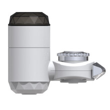 Torneira de cozinha com aquecedor de água elétrico, design sem tanque para aquecimento instantâneo de água, visor digital de LED com temperatura