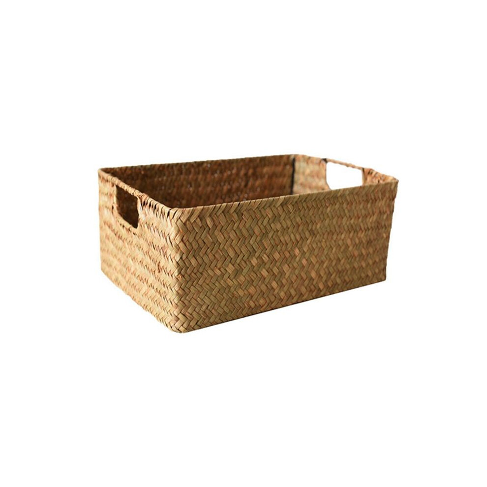 Woven Seagrass Basket - Natural Straw Wicker Storage For Fruit, Bread, Towels Ideal For Home & Kitchen, A 6133443892001