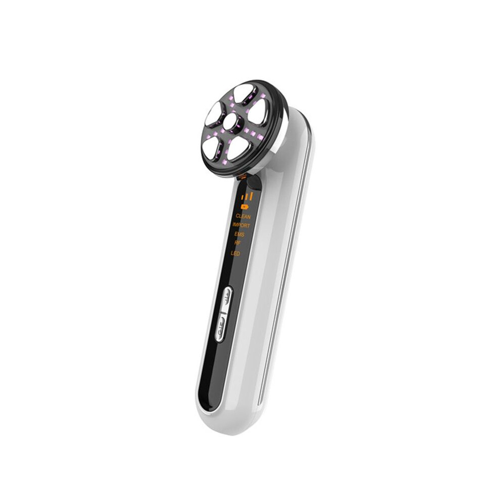 Microcurrent Facial Device Face Lifting Machine Neck Skin Tighten Massager Led Therapy Vibration Beauty Tool Light/White Exogio