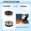 6Pcs Lock Nuts Flange for  9523 Nut Inner Outer Kit Angle Grinder Tool 2 Specifications-Toothless, Toothed 4