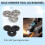 6Pcs Lock Nuts Flange for  9523 Nut Inner Outer Kit Angle Grinder Tool 2 Specifications-Toothless, Toothed 3