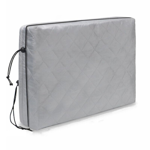 Capa para Ar Condicionado Interno, Capa para Janela da Unidade de CA para Isolamento Duplo Interno com Cordão Elástico 21Lx15Hx3,5D Polegadas