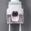 Automatic Toothpaste Squeezer Wall Mounted Punch-Free Toothbrush Storage Rack Toothbrush Holder Squeezer Gray 5