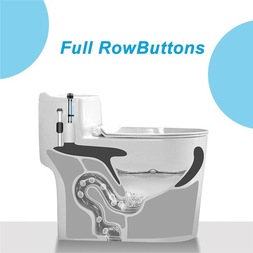 Toilet Tank Button Dual Push Flushing Toilet Button Replacement Toilet Flush Button with Thread 38mm / 1.49Inch 2pack 2