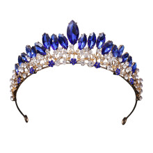 Baroques Wedding Headbands Colorful Diamond Hairband- F