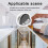Vloerdeurstoppers RVS Vloerdeurstopper 4X Vloerdeurstoppers Vloergemonteerde Deurstoppers voor Studio Home 5