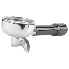 Porte-Filtre Sans Fond de Machine à Café en Acier Inoxydable de 58 MM Porte-Filtre pour FuséE / Expobar Double Bouche / E61 / FAEMA