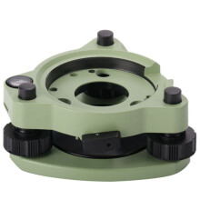 Three-Jaw Tribrach Without Optical Plummet for Leica Total Station Prism Base Connector GPS RTK