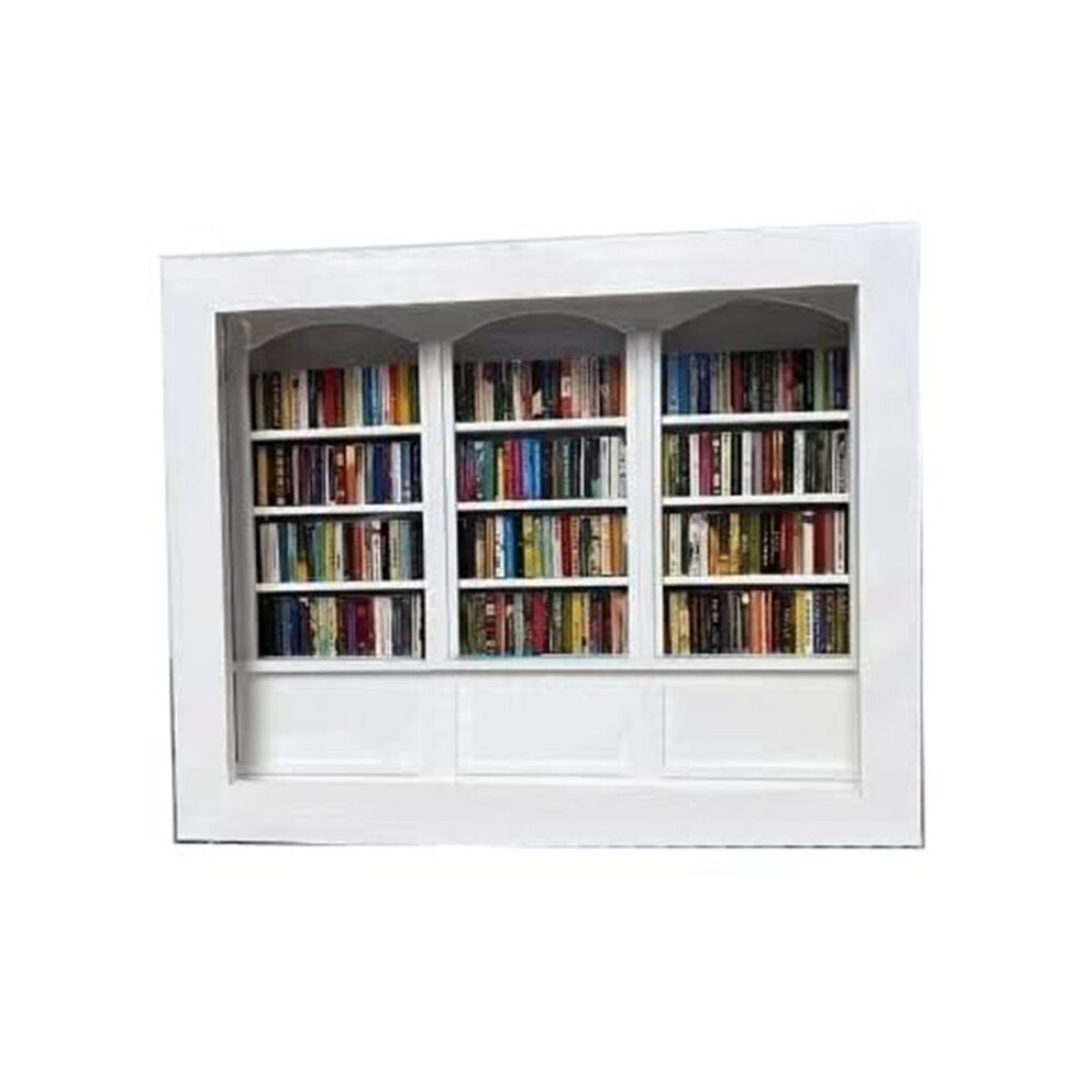 Miniature Bookshelf Ornaments, Mini Books, Gifts To Anxiety, Living Room Office Decoration White 6132468389206
