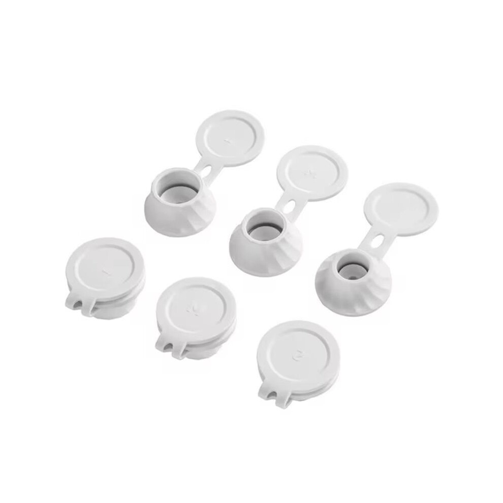 Inverted Bottle Lid Inverted Household Bottle Emptying Lid 6Pcs Portable Bottle Lid Set No Waste Bottle Lids For Shampoo 6131313507475