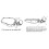 Espelho Lateral UTV de 1,5-1,875 Polegadas para  RZR 1000 para  X3 para   Espelho Retrovisor 8