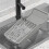 Block Holder with Expandable Organizer Storage Tray for Kitchen Countertop Retractable Organizer Drawer 6