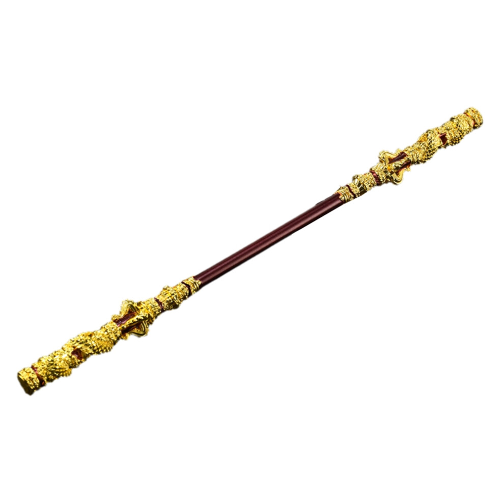 Myth Wukong Weapon Ruyi Staff Martial Arts Bo Staffs Game Collection Desk Room Decoration Gift Black/Gold 6134218532931