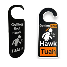 2 Stuks Grappige Deurknop Hanger Acryl Interessante Deurgreep Haak Spoof Spit Acryl Deur Hangers Decoratie