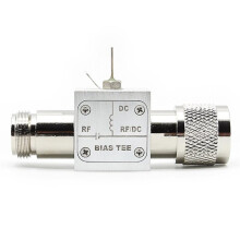 0.01-3GHz Bias Tee 2A/3A High Current 50V RF Block 75ohms with N-Type Female to Male Connector